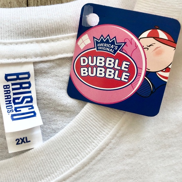 Double Bubble, Double Your Fun, Nostalgic, T-Shirt, 2019, Mens, Size, 2XL, NEW - Picture 4 of 9